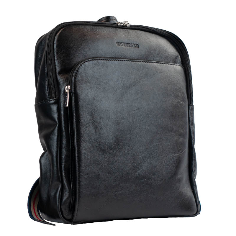 Mochila De Couro Masculina Cavezzale Preto 55238