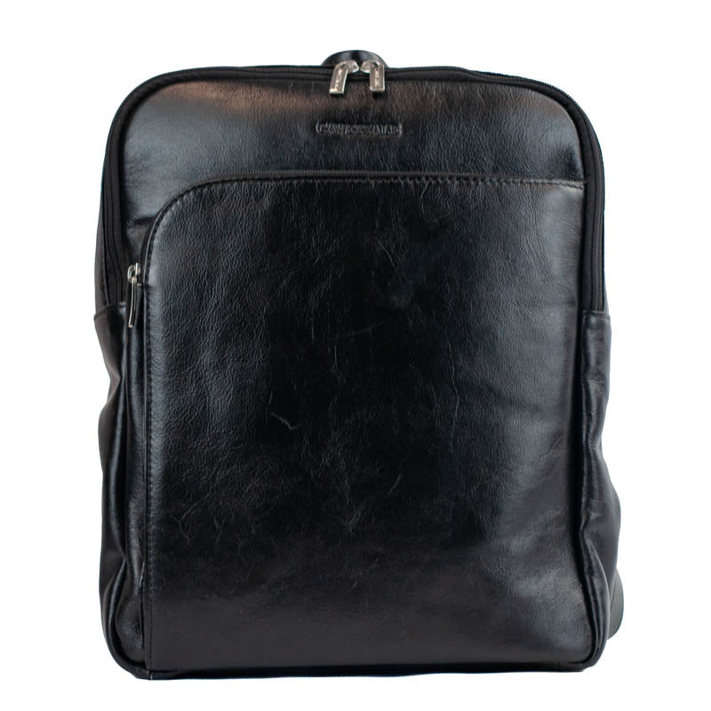 Mochila De Couro Masculina Cavezzale Preto 55238