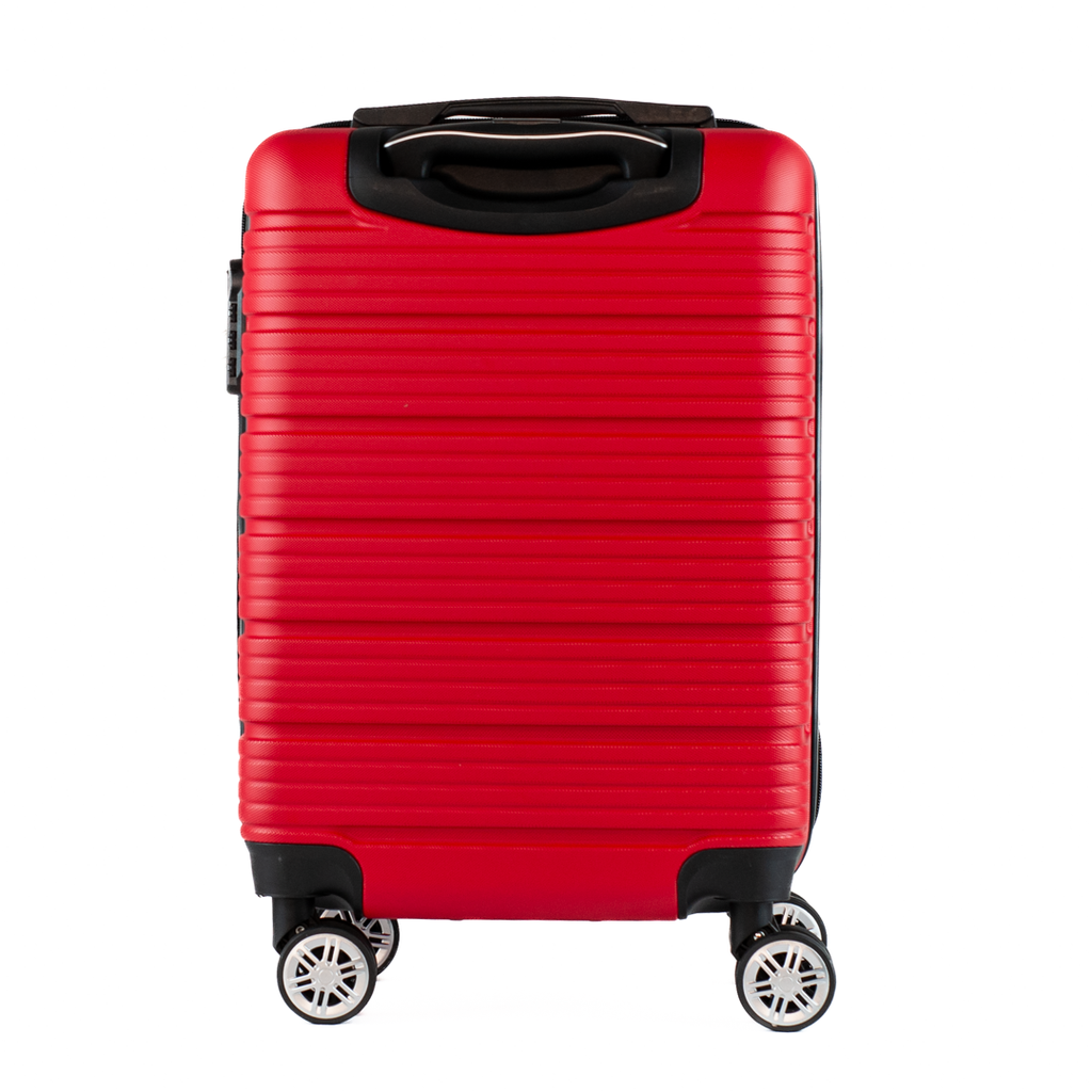 Mala de Bordo 10 Kg ABS 4 Rodas Antifurto Cavezzale Sorrento Plus Vermelho 105130