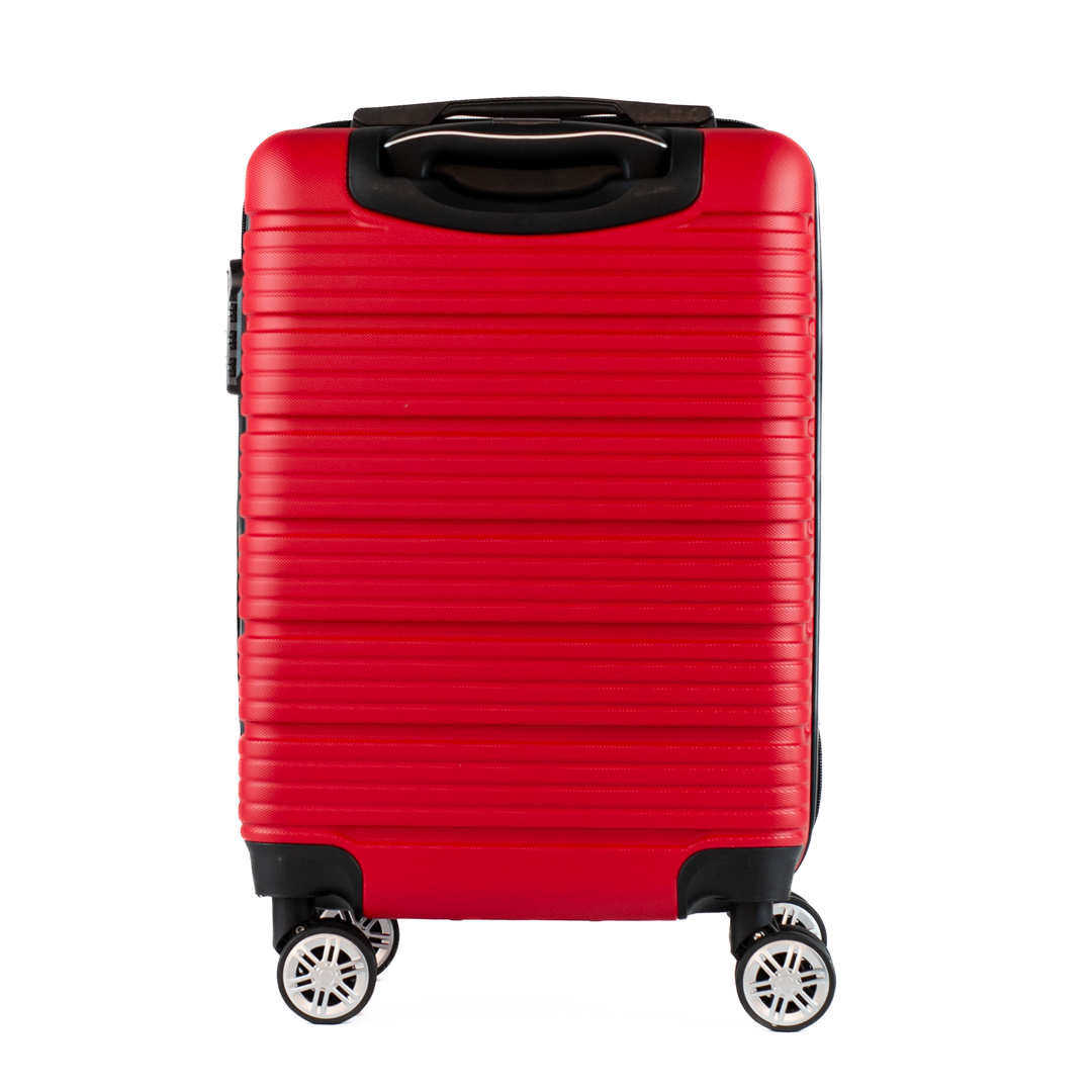 Mala de Bordo 10 Kg ABS 4 Rodas Antifurto Cavezzale Sorrento Plus Vermelho 105130