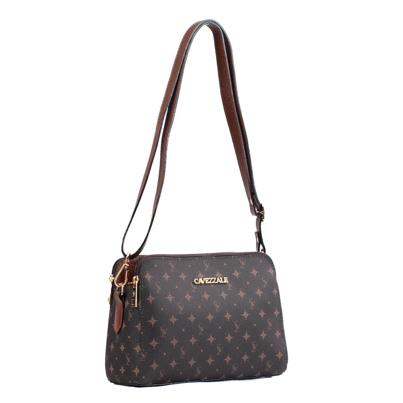 Bolsa Tiracolo Personnalité Cavezzale Chocolate/Toffee 105900