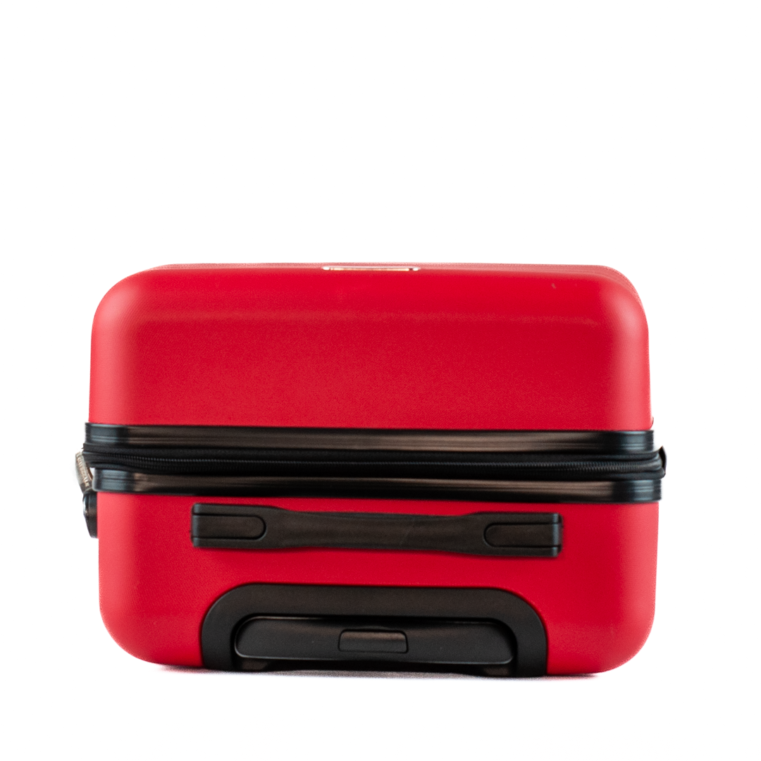 Mala de Bordo 10 Kg ABS 4 Rodas Antifurto Cavezzale Sorrento Plus Vermelho 105130