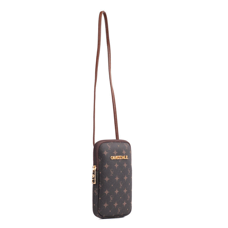 Bolsa Tiracolo Pequena Personnalite Cavezzale Chocolate/Toffee 104153