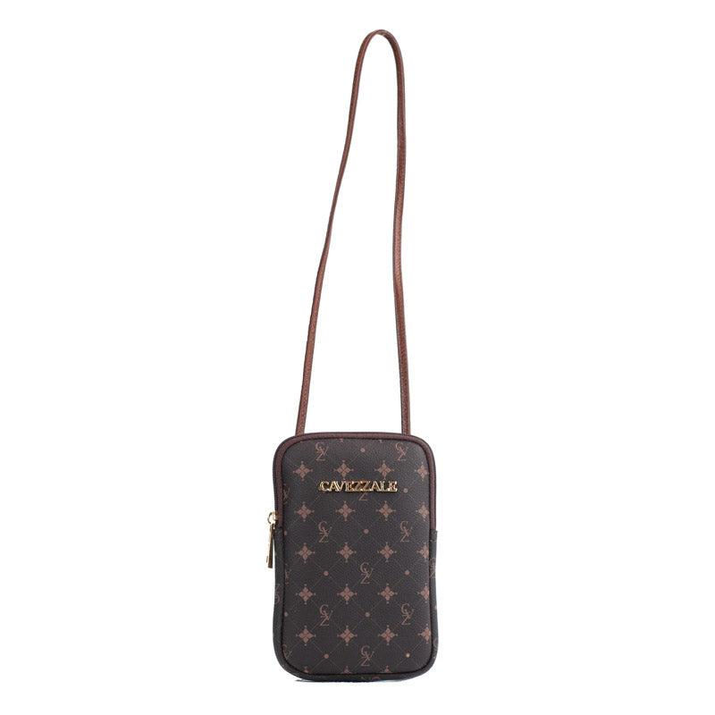 Bolsa Tiracolo Pequena Personnalite Cavezzale Chocolate/Toffee 104153