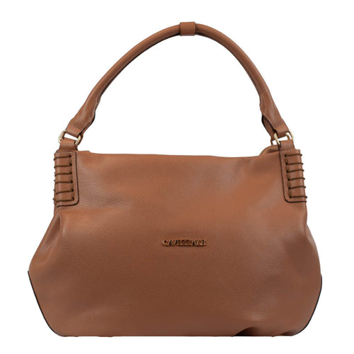 Bolsa Hobo de Couro Soft Cavezzale Caramelo 105883