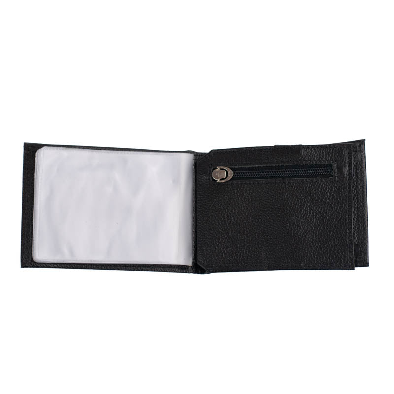 Carteira de Couro Masculina Grande Cavezzale Preto 099390