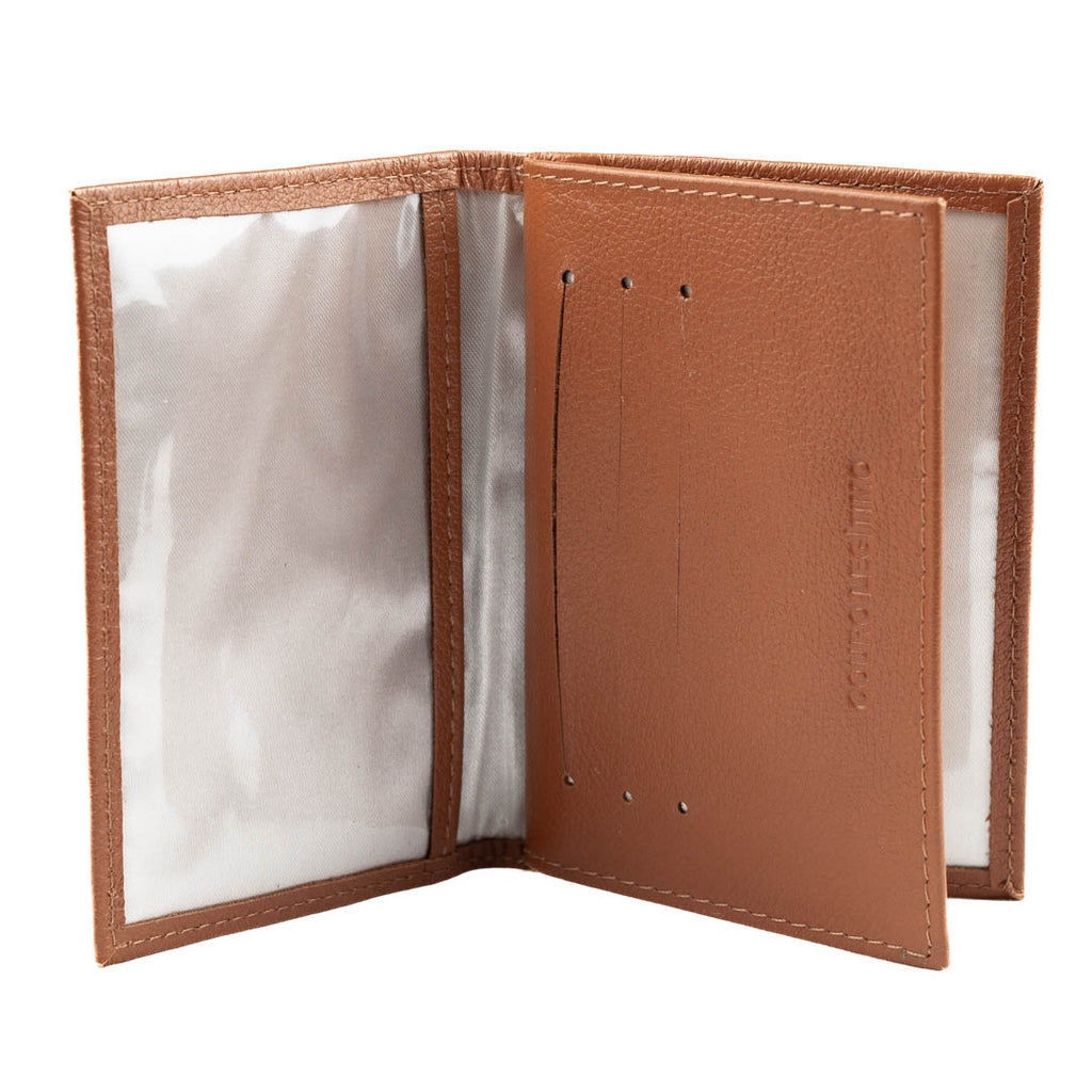 Porta Documentos Couro Cavezzale Camel 102782