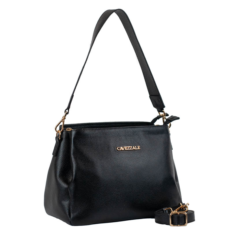 Bolsa de Couro Soft Cavezzale Preto 104281