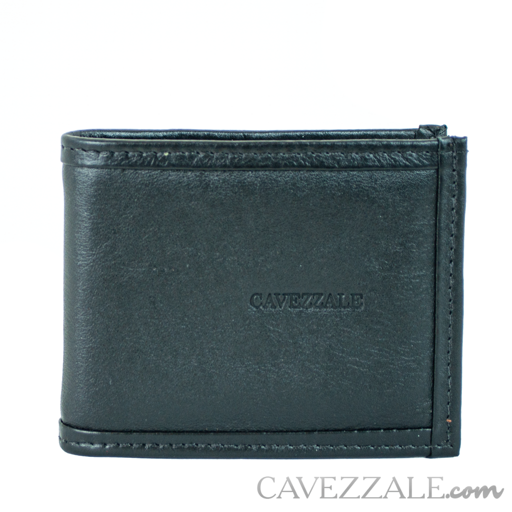 Carteira Couro Masculina Grande Cavezzale Preto 050040
