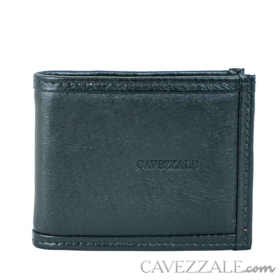 Carteira Couro Masculina Grande Cavezzale Preto 050040