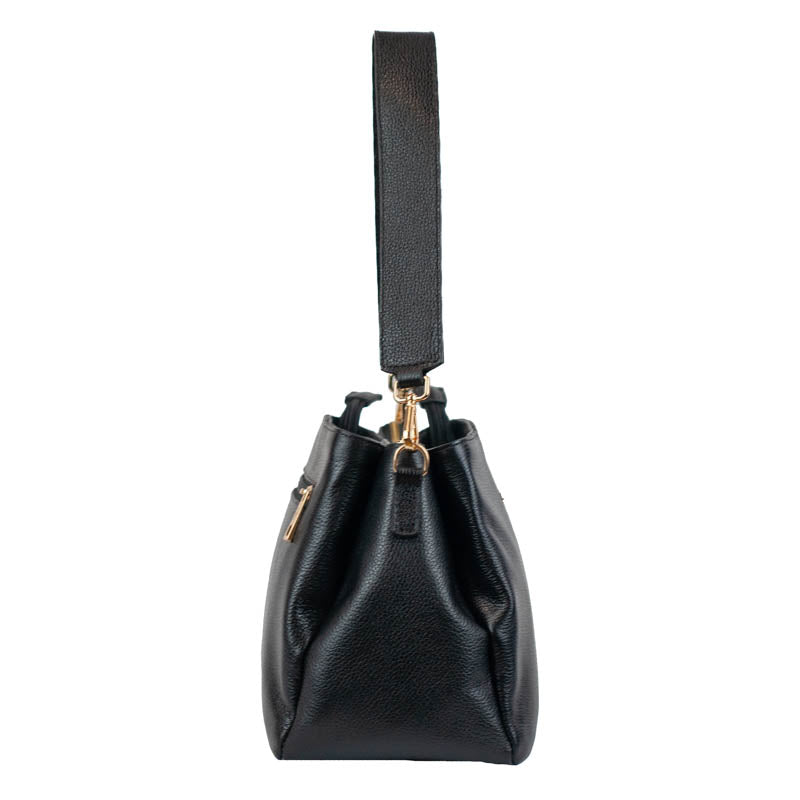 Bolsa de Couro Soft Cavezzale Preto 104281