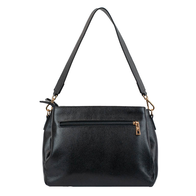 Bolsa de Couro Soft Cavezzale Preto 105882