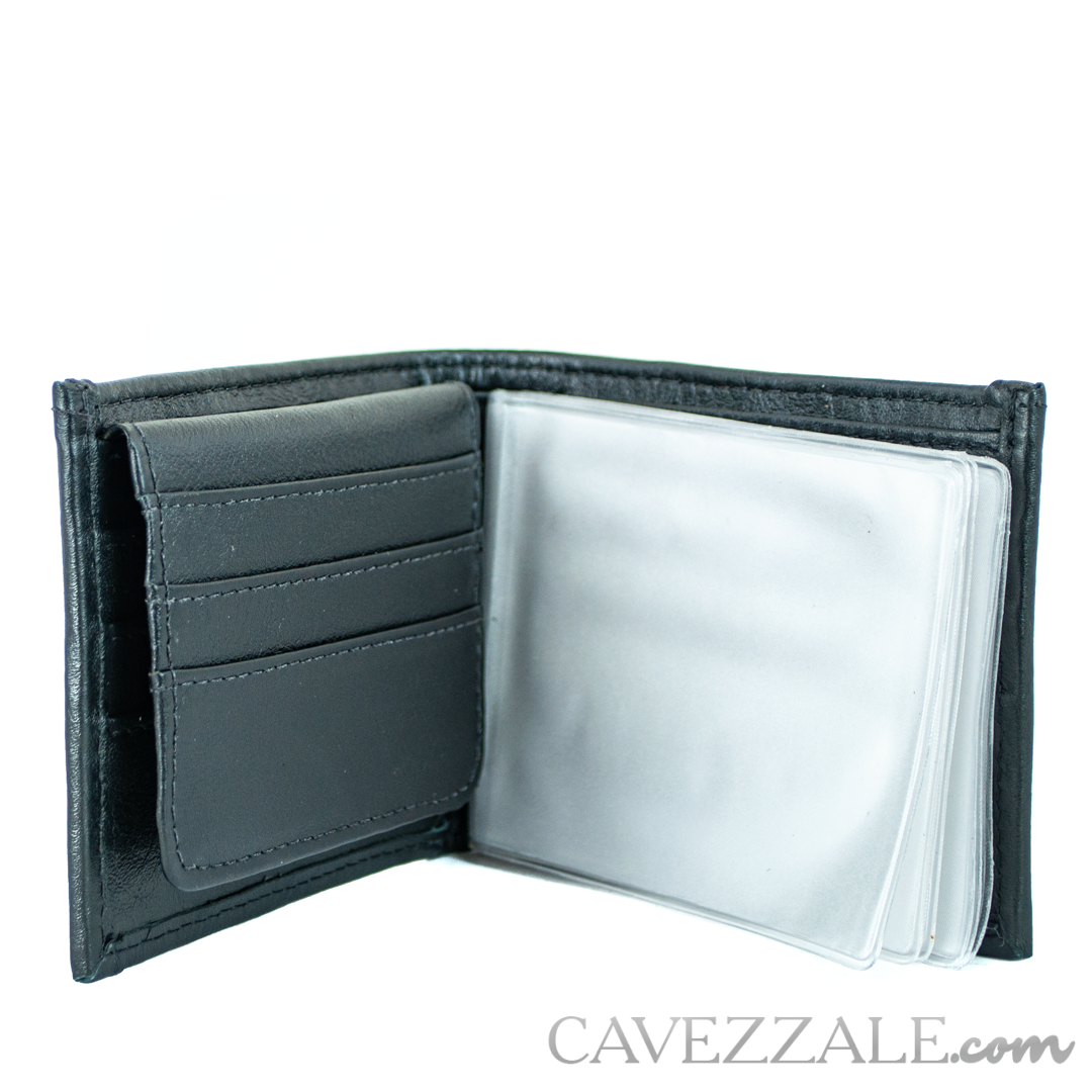 Carteira Couro Masculina Grande Cavezzale Preto 050040