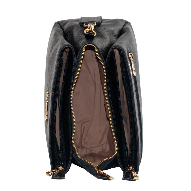 Bolsa de Couro Soft Cavezzale Preto 104281