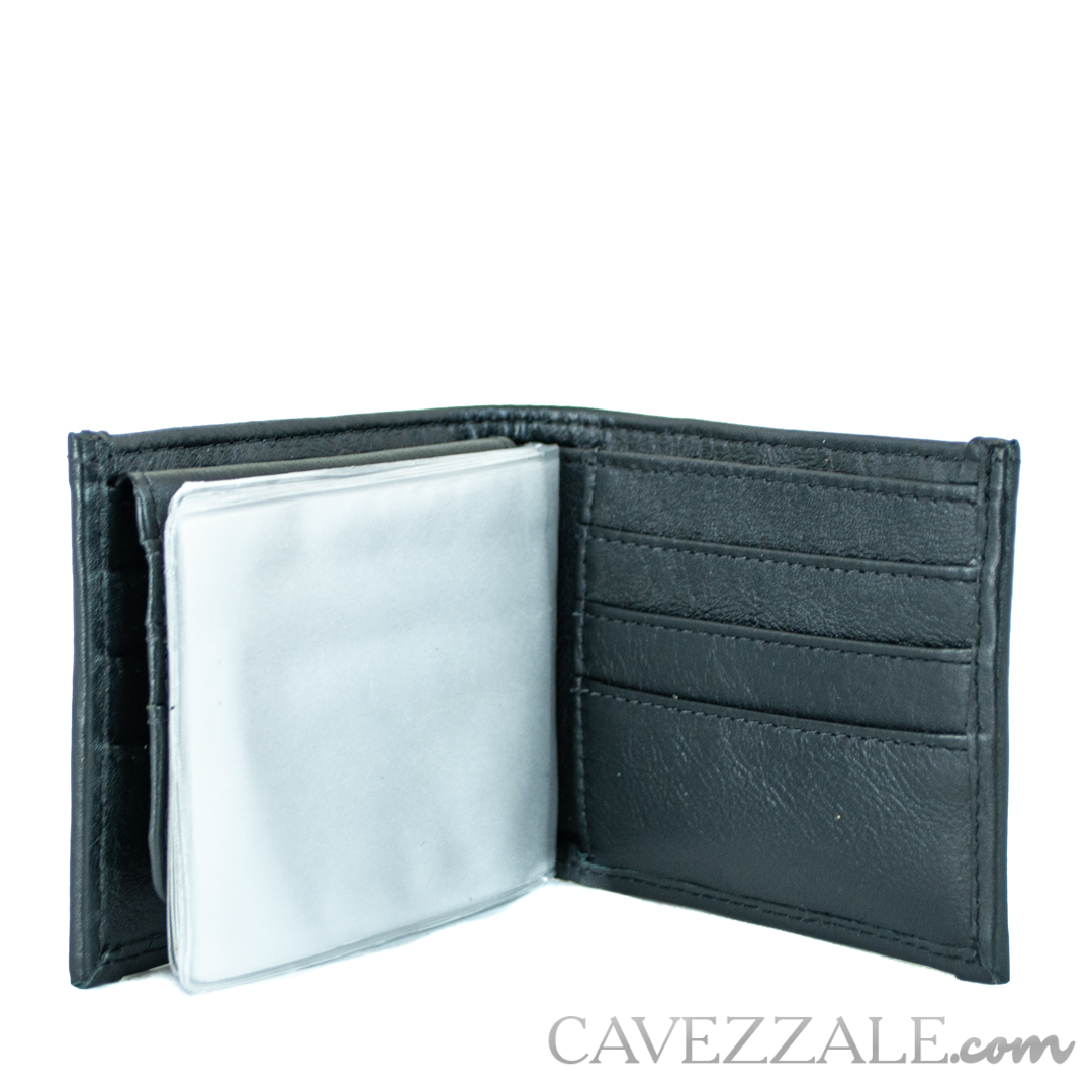 Carteira Couro Masculina Grande Cavezzale Preto 050040