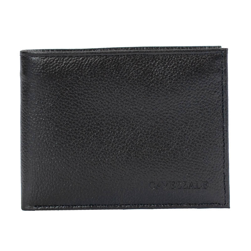 Carteira de Couro Masculina Grande Cavezzale Preto 097950