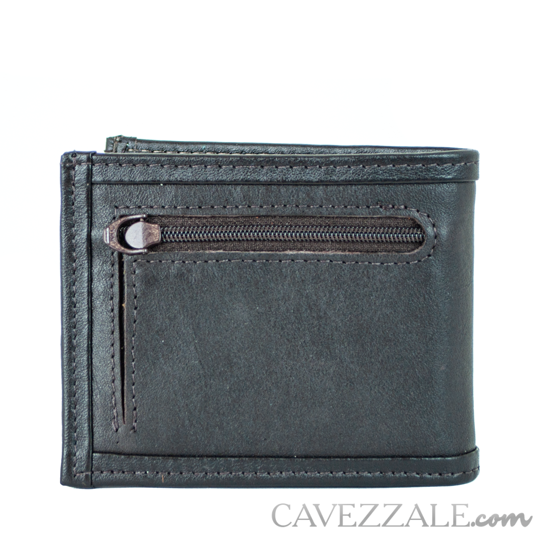 Carteira Couro Masculina Grande Cavezzale Café 050040