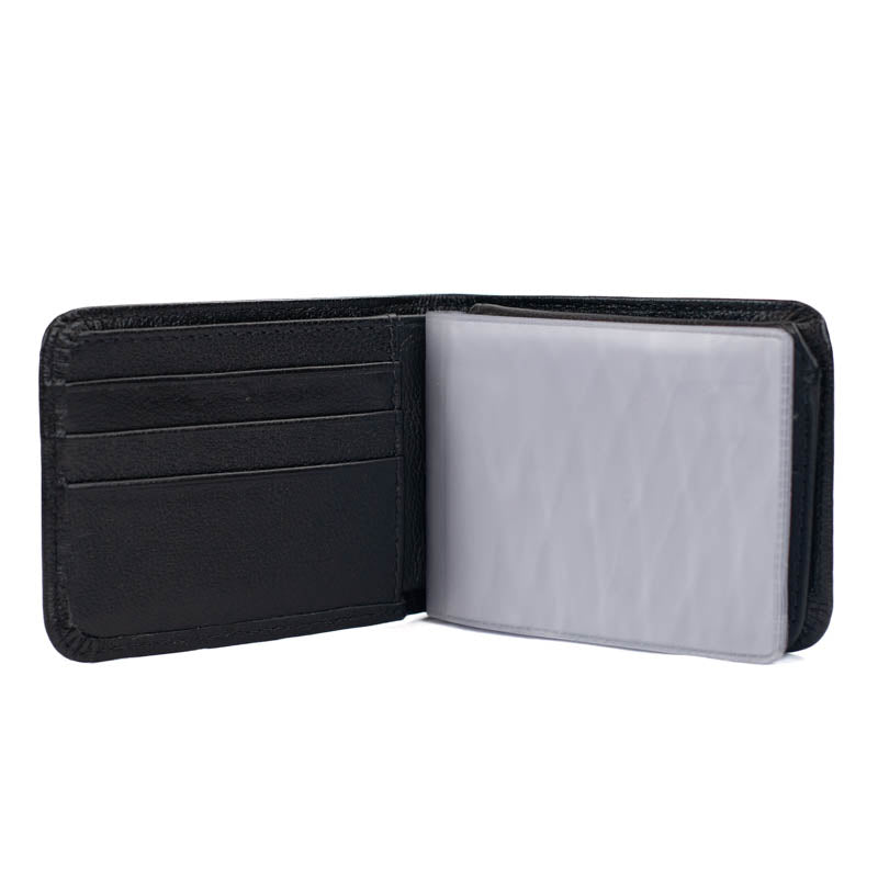 Carteira de Couro Masculina Média Cavezzale Preto 0101253