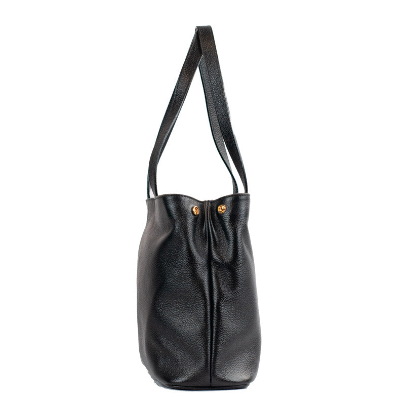 Tote Bag de Couro Floter Cavezzale Preto 104677