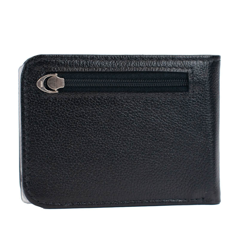 Carteira de Couro Masculina Média Cavezzale Preto 0101253
