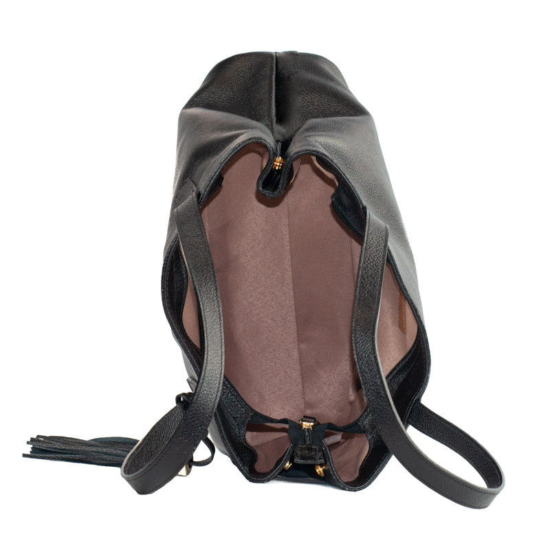 Tote Bag de Couro Floter Cavezzale Preto 104677