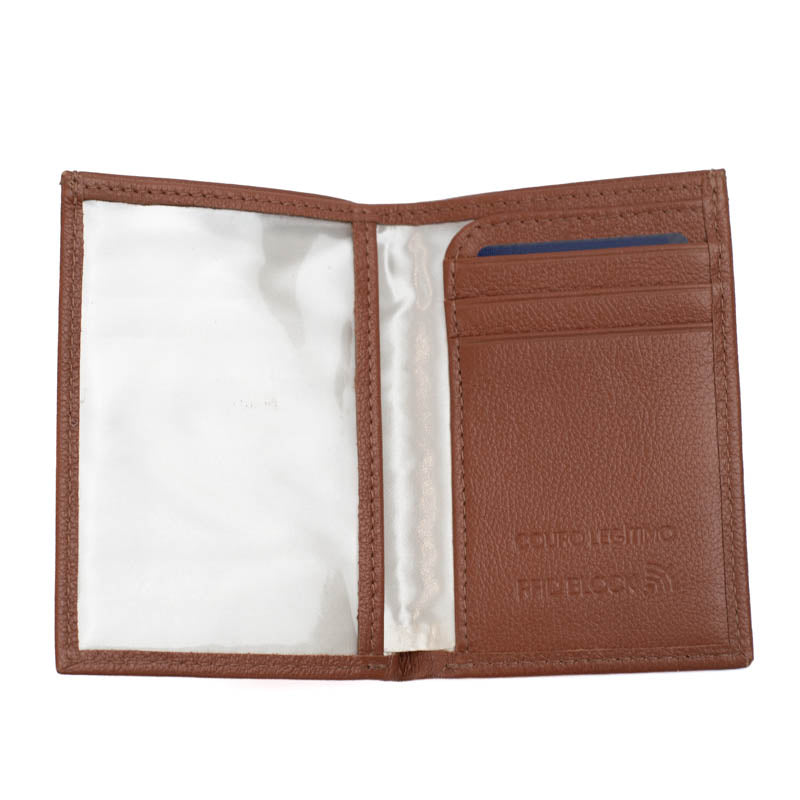 Porta Documentos Couro Cavezzale Camel 103685