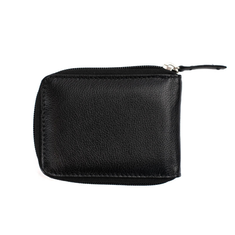 Carteira de Couro Masculina Média Cavezzale Preto 0101255