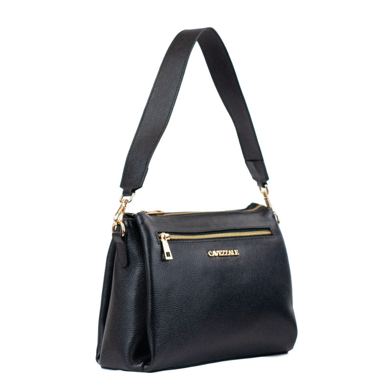 Bolsa de Couro Soft Cavezzale Preto 105882
