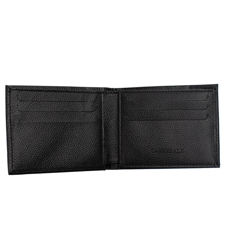 Carteira de Couro Masculina Média Cavezzale Preto 097951