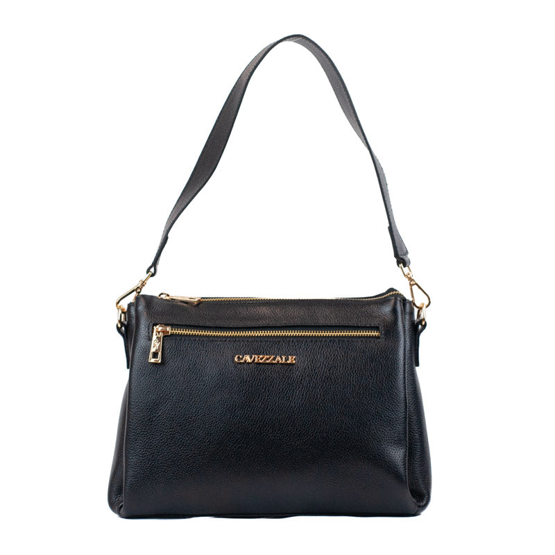 Bolsa de Couro Soft Cavezzale Preto 105882