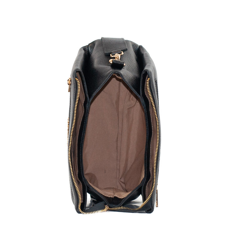 Bolsa de Couro Soft Cavezzale Preto 105882
