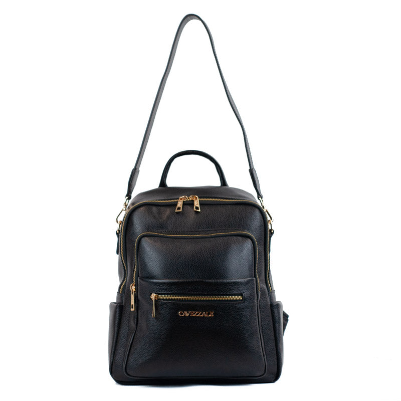 Mochila de Couro Soft Cavezzale Preto 105886