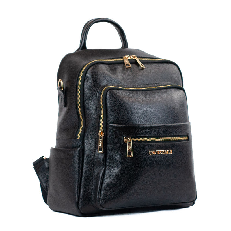 Mochila de Couro Soft Cavezzale Preto 105886