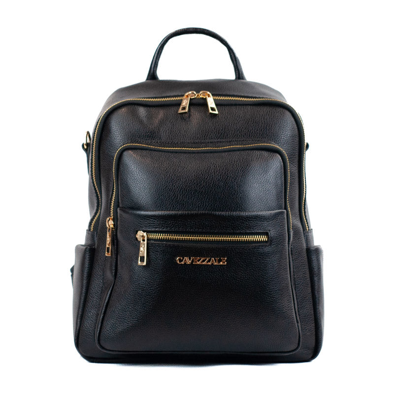 Mochila de Couro Soft Cavezzale Preto 105886