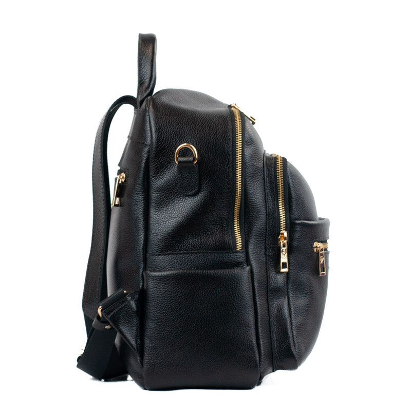 Mochila de Couro Soft Cavezzale Preto 105886