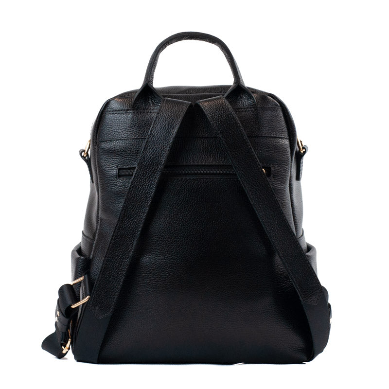 Mochila de Couro Soft Cavezzale Preto 105886