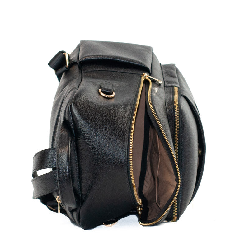 Mochila de Couro Soft Cavezzale Preto 105886