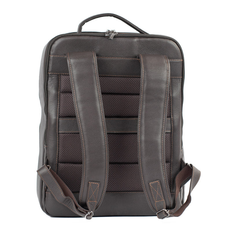 Mochila de Couro Búfalo Cavezzale Cafe/Caramelo 105469