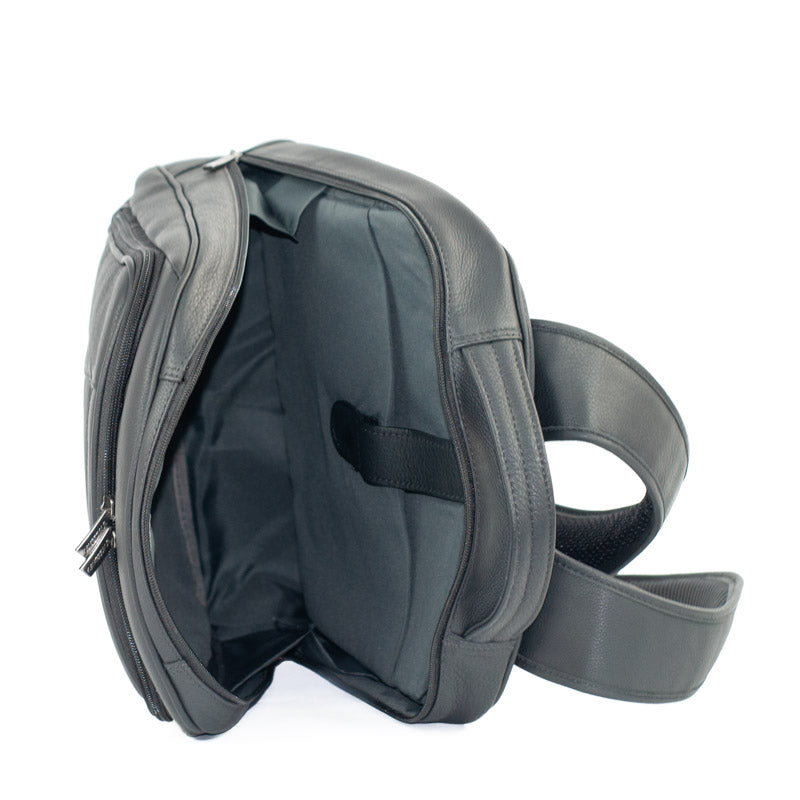 Mochila de Couro Búfalo Cavezzale Cafe/Caramelo 105473