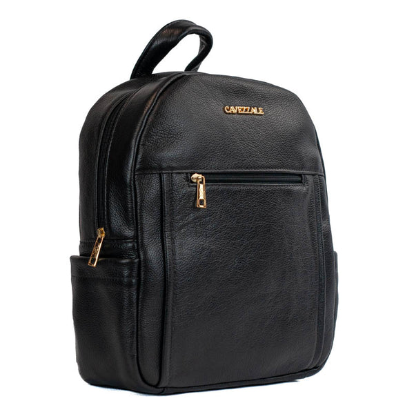 Mochila de Couro Soft Cavezzale Preto 105056