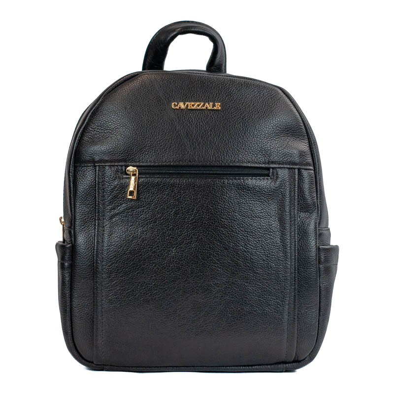 Mochila de Couro Soft Cavezzale Preto 105056
