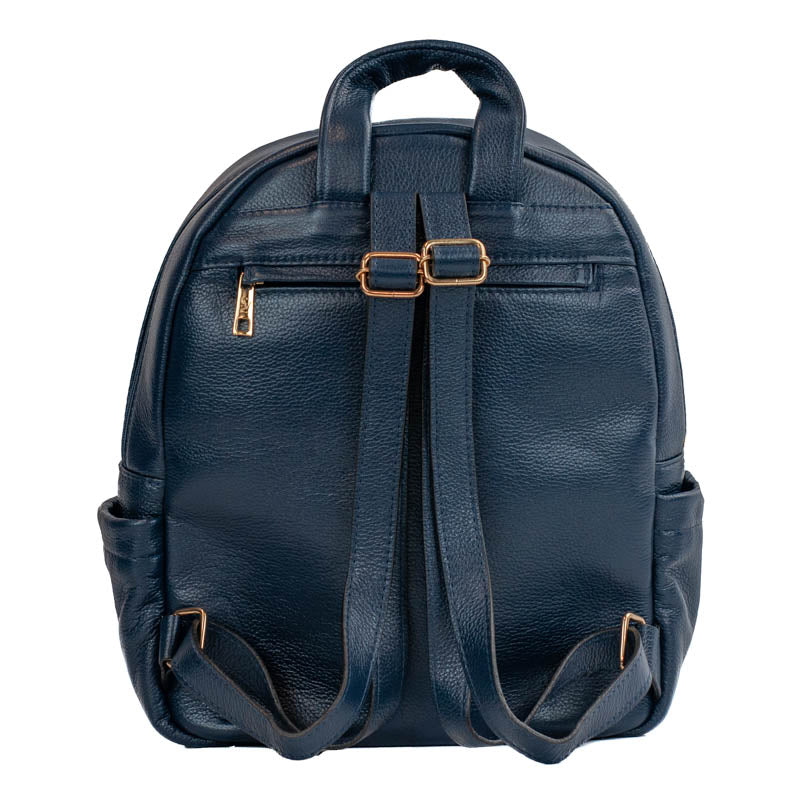 Mochila de Couro Soft Cavezzale Marinho 105056