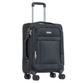 Mala de Bordo 10 Kg Poliéster 4 Rodas Antifurto Cavezzale Siena Preto 105828