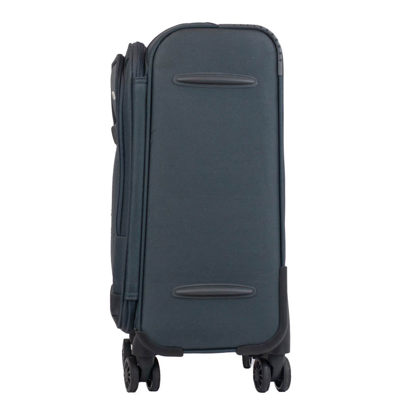 Mala de Bordo 10 Kg Poliéster 4 Rodas Antifurto Cavezzale Siena Cinza 105828