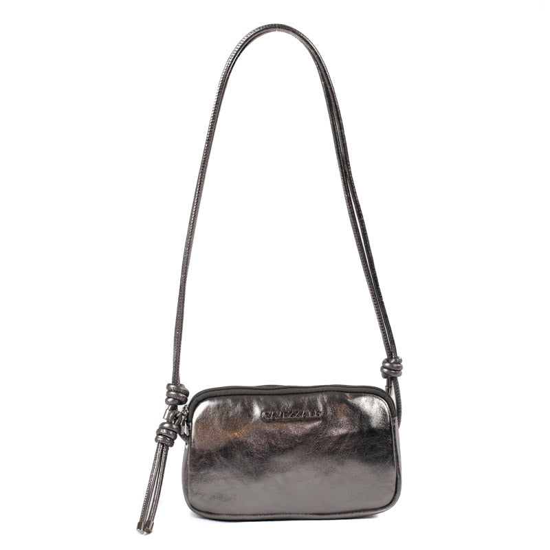 Bolsa Tiracolo Pequena Couro Floater Cavezzale Inox 105564