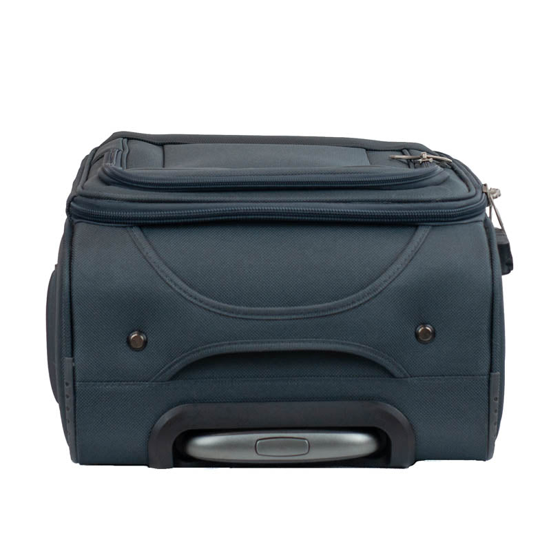 Mala de Bordo 10 Kg Poliéster 4 Rodas Antifurto Cavezzale Siena Cinza 105828