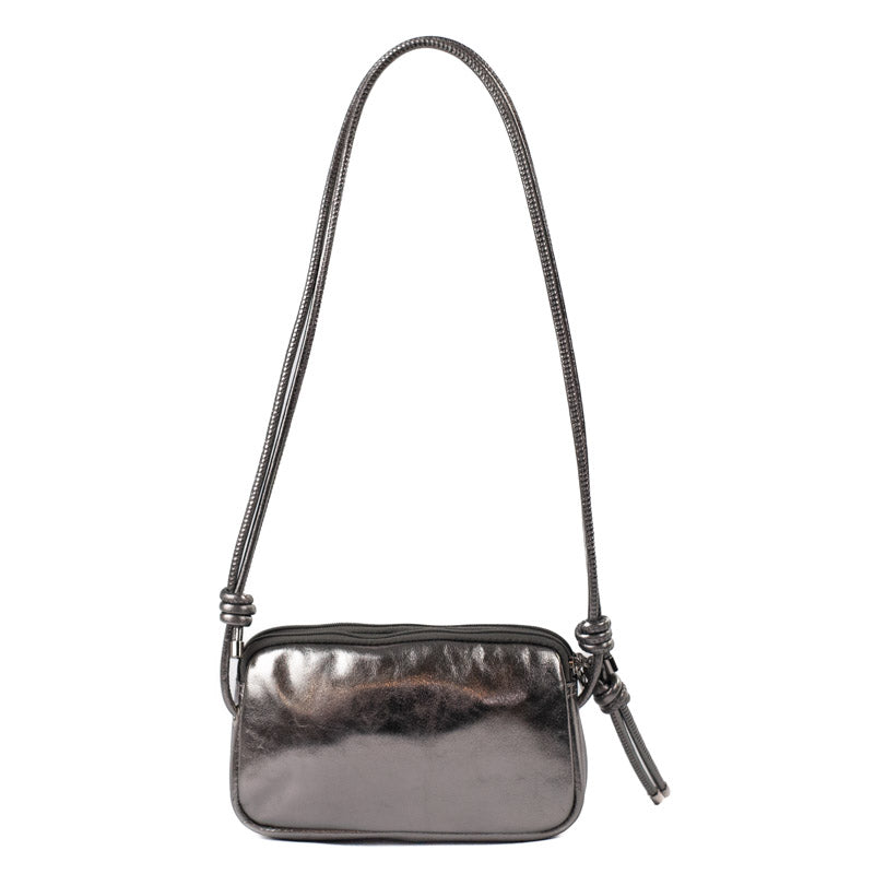 Bolsa Tiracolo Pequena Couro Floater Cavezzale Inox 105564