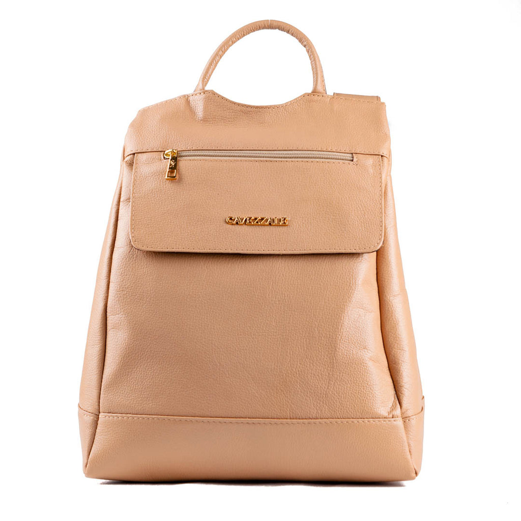 Mochila de Couro Antifurto Cavezzale Nude 103581