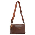 Bolsa Tiracolo Média Couro Soft Cavezzale Cacau 104768