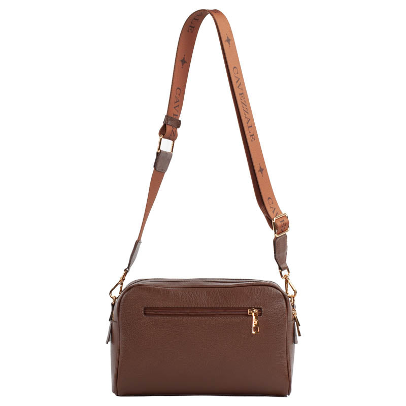 Bolsa Tiracolo Média Couro Soft Cavezzale Cacau 104768